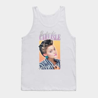 Belinda Carlisle -- 80s Aesthetic Fan Design Tank Top